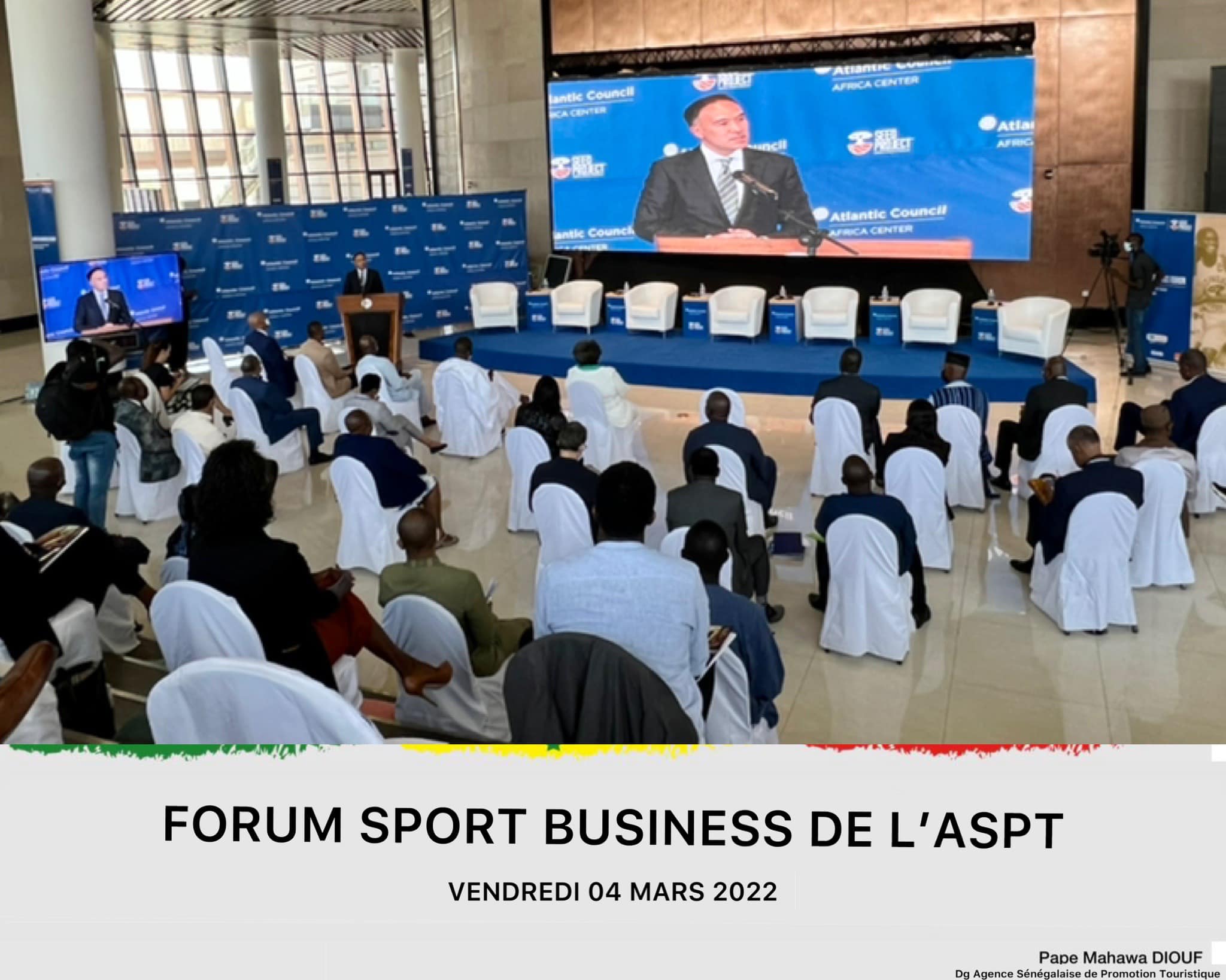 Lâ€™ASPT au Forum Sport Business de Atlantic Council dirigÃ© par notre valeureuse compatriote Rama yade. 