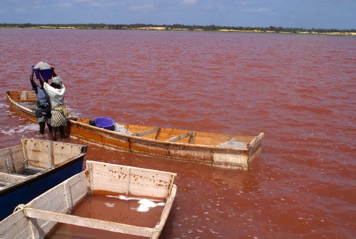 SÃ©nÃ©gal : Craintes pour le tourisme et l'extraction du sel au lac Rose